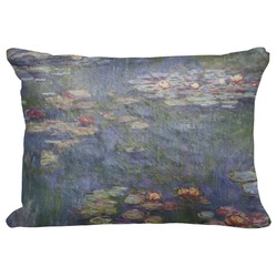 Water Lilies by Claude Monet Decorative Baby Pillowcase - 16"x12"
