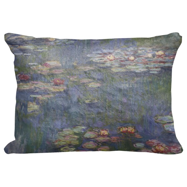 Custom Water Lilies by Claude Monet Decorative Baby Pillowcase - 16"x12"