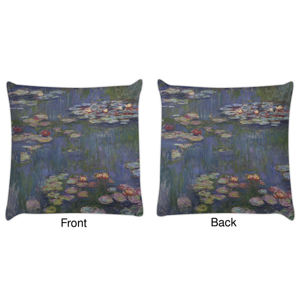 Water Lilies by Claude Monet Decorative Pillow Case - Approval