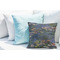 Water Lilies by Claude Monet Decorative Pillow Case - LIFESTYLE 2