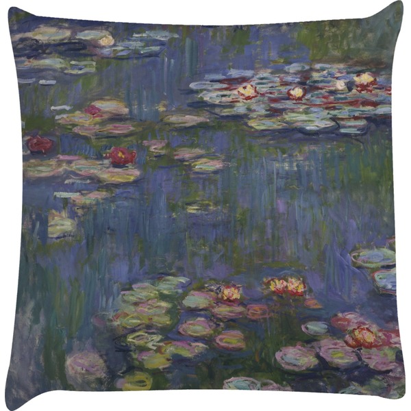 Custom Water Lilies by Claude Monet Decorative Pillow Case