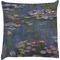 Water Lilies by Claude Monet Decorative Pillow Case (Personalized)