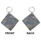 Water Lilies by Claude Monet Diamond Keychain (Front + Back)