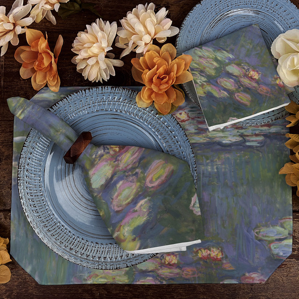 Water Lilies by Claude Monet Dining Set