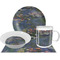 Water Lilies by Claude Monet Dinner Set - 4 Pc (Personalized)