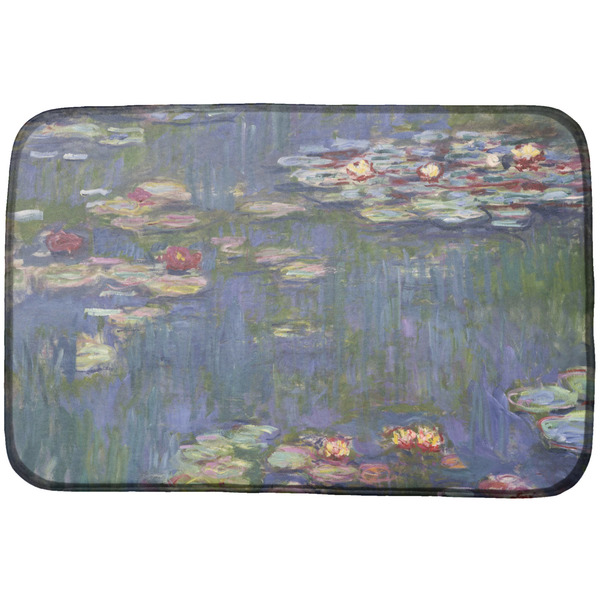Custom Water Lilies by Claude Monet Dish Drying Mat
