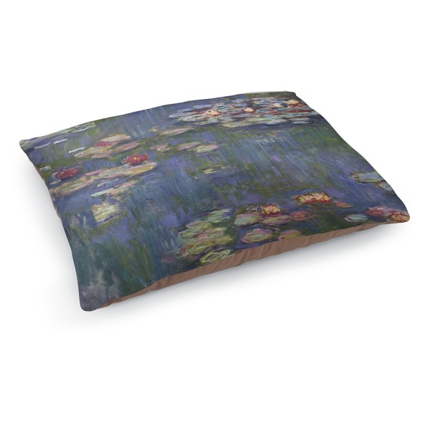 Custom Water Lilies by Claude Monet Dog Bed - Medium
