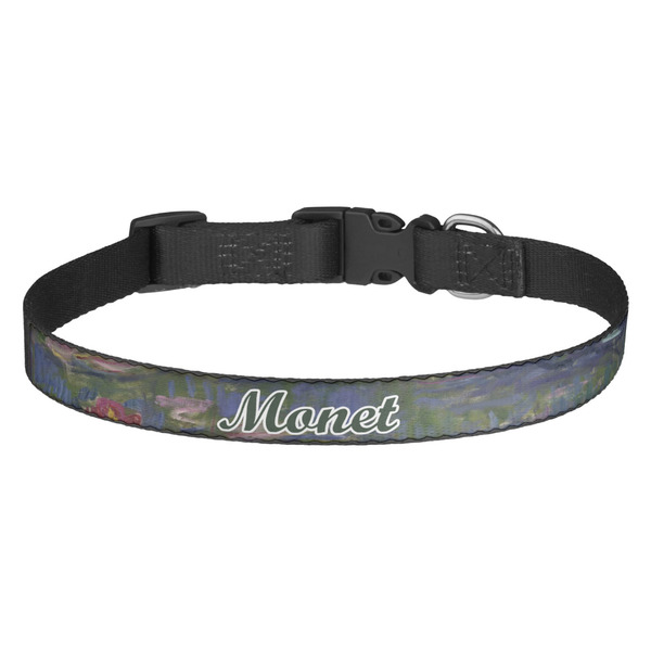 Custom Water Lilies by Claude Monet Dog Collar