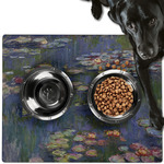 Water Lilies by Claude Monet Dog Food Mat - Large