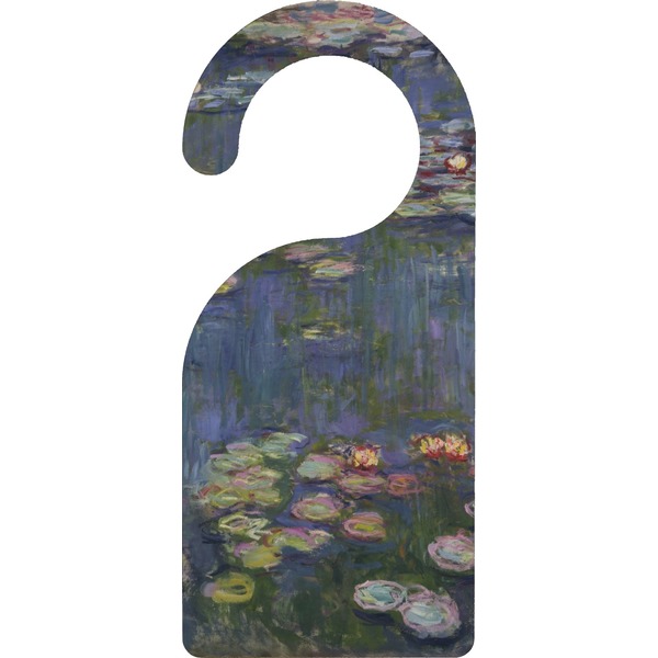 Custom Water Lilies by Claude Monet Door Hanger