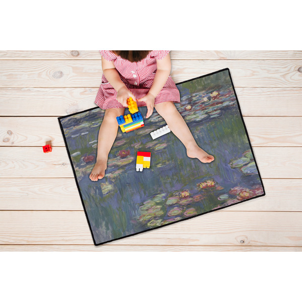 Water Lilies by Claude Monet Door Mats - LIFESTYLE kid