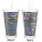 Water Lilies by Claude Monet Double Wall Tumbler with Straw - Approval