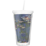 Water Lilies by Claude Monet Double Wall Tumbler with Straw