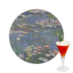 Water Lilies by Claude Monet Printed Drink Topper -  2.5"