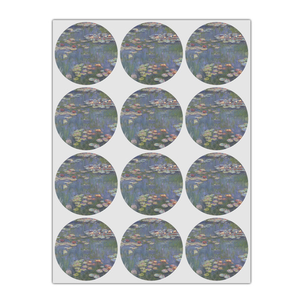 Water Lilies by Claude Monet Drink Topper - Small - Set of 12