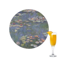 Water Lilies by Claude Monet Printed Drink Topper - 2.15"