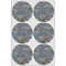 Water Lilies by Claude Monet Drink Topper - XLarge - Set of 6