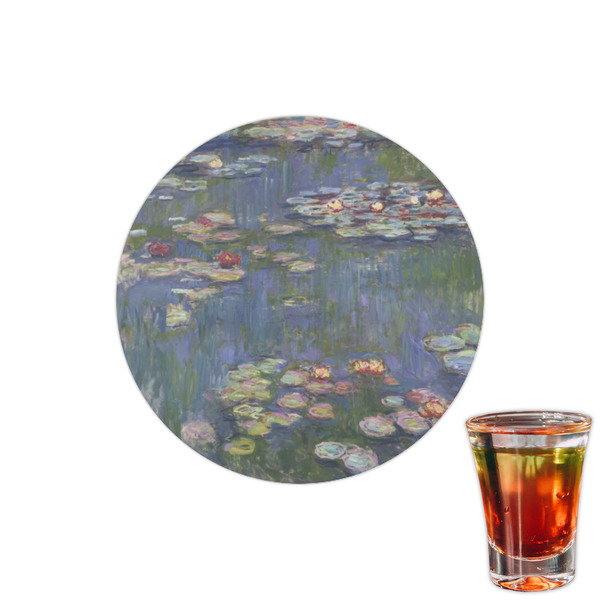 Custom Water Lilies by Claude Monet Printed Drink Topper - 1.5"
