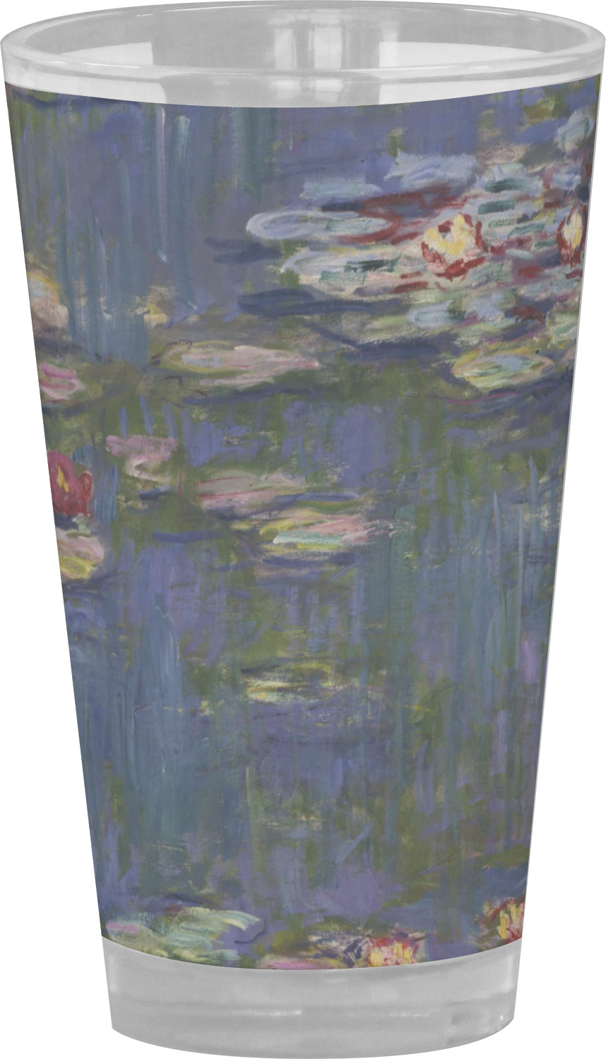 Water Lilies by Claude Drinking / Pint Glass YouCustomizeIt
