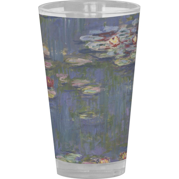 Custom Water Lilies by Claude Monet Pint Glass - Full Color