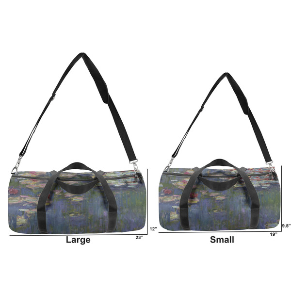 Water Lilies by Claude Monet Duffle Bag Small and Large