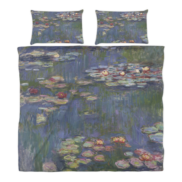 Water Lilies by Claude Monet Duvet Cover Set - King - Alt Approval