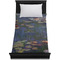 Water Lilies by Claude Monet Duvet Cover - Twin XL - On Bed - No Prop