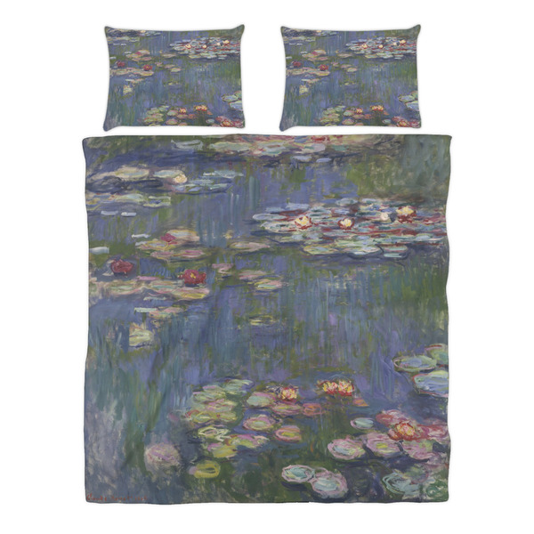Water Lilies by Claude Monet Duvet cover Set - Queen - Alt Approval