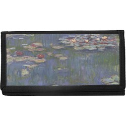 Water Lilies by Claude Monet Canvas Checkbook Cover