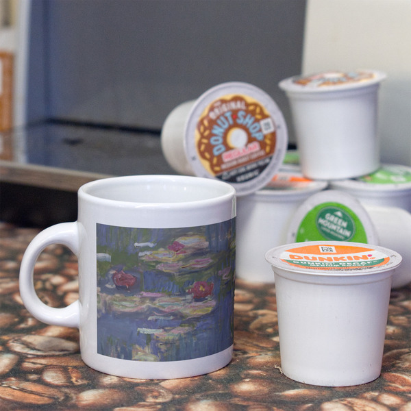 Water Lilies by Claude Monet Espresso Cup - Single Lifestyle