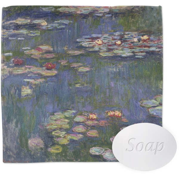 Custom Water Lilies by Claude Monet Washcloth