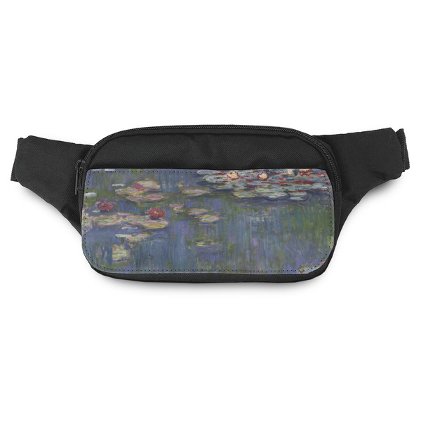 Custom Water Lilies by Claude Monet Fanny Pack - Modern Style