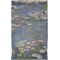 Water Lilies by Claude Monet Finger Tip Towel - Full View