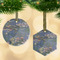 Water Lilies by Claude Monet Frosted Glass Ornament - MAIN PARENT