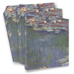 Water Lilies by Claude Monet 3 Ring Binder - Full Wrap