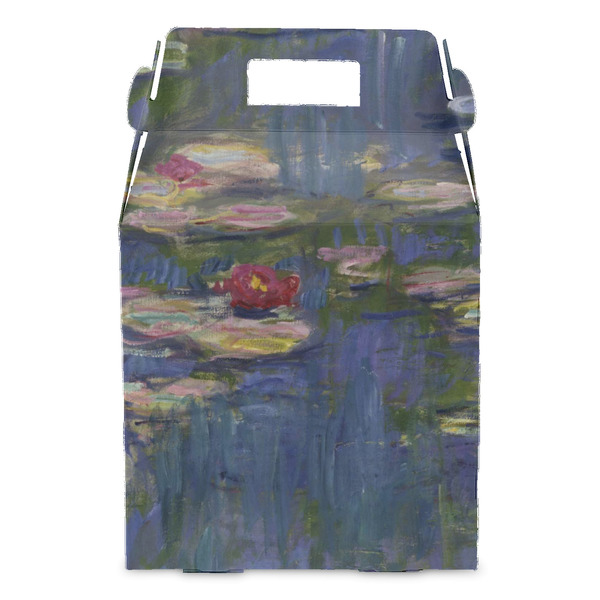 Water Lilies by Claude Monet Gable Favor Box - Front