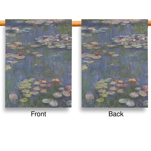 Water Lilies by Claude Monet Garden Flags - Large - Double Sided - APPROVAL