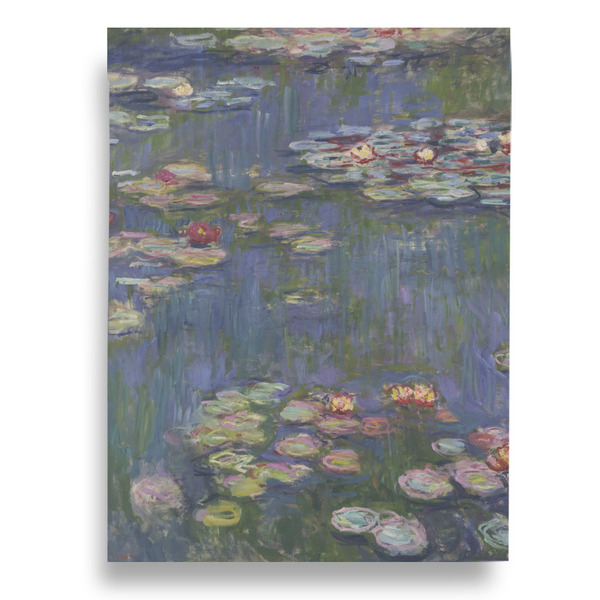 Water Lilies by Claude Monet Garden Flags - Large - Double Sided - BACK