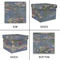 Water Lilies by Claude Monet Gift Boxes with Lid - Canvas Wrapped - Medium - Approval