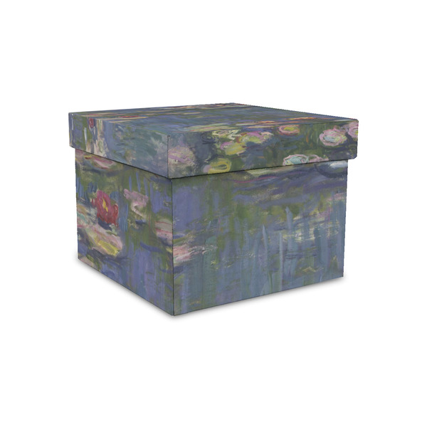 Custom Water Lilies by Claude Monet Gift Box with Lid - Canvas Wrapped - Small