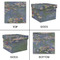 Water Lilies by Claude Monet Gift Boxes with Lid - Canvas Wrapped - X-Large - Approval