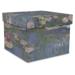 Water Lilies by Claude Monet Gift Box with Lid - Canvas Wrapped - X-Large