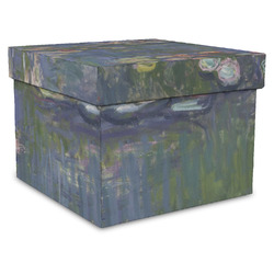 Water Lilies by Claude Monet Gift Box with Lid - Canvas Wrapped - XX-Large