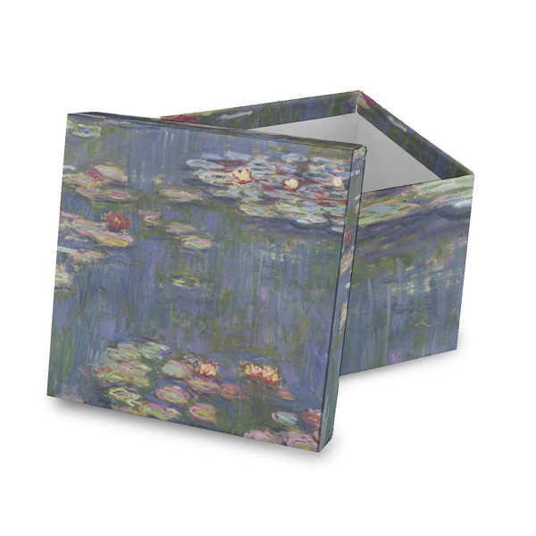 Custom Water Lilies by Claude Monet Gift Box with Lid - Canvas Wrapped