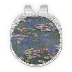 Water Lilies by Claude Monet Golf Ball Marker - Hat Clip - Silver
