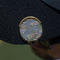 Water Lilies by Claude Monet Golf Ball Marker Hat Clip - Gold - On Hat