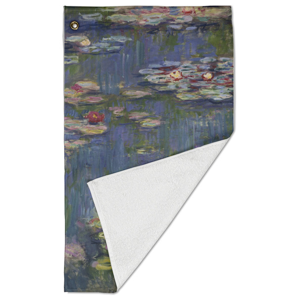 Water Lilies by Claude Monet Golf Towel - Folded (Large)