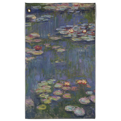 Water Lilies by Claude Monet Golf Towel - Poly-Cotton Blend - Large