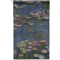 Water Lilies by Claude Monet Golf Towel - Poly-Cotton Blend - Small