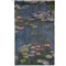 Water Lilies by Claude Monet Golf Towel (Personalized) - APPROVAL (Small Full Print)